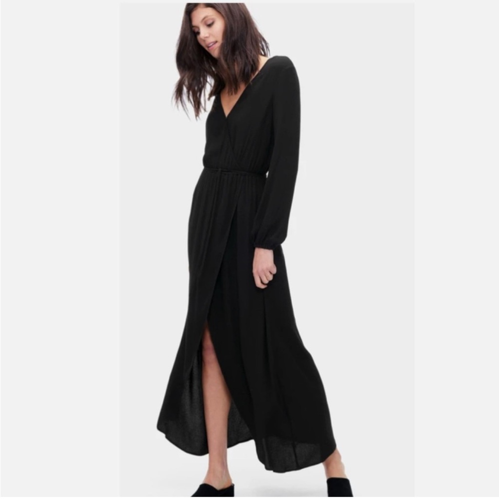 NWT Splendid Women’s Heavy Crepe Wrap Dress - Picture 4 of 11